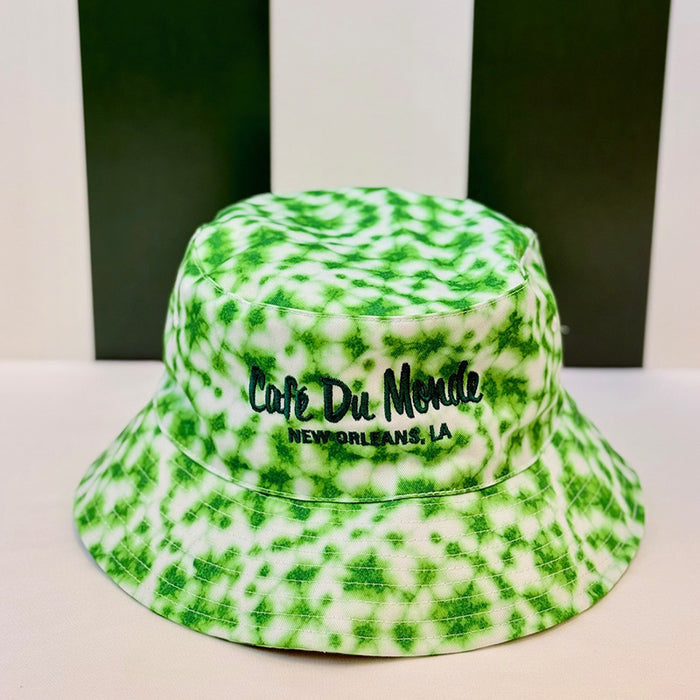 Green Tie Dye Bucket Hat