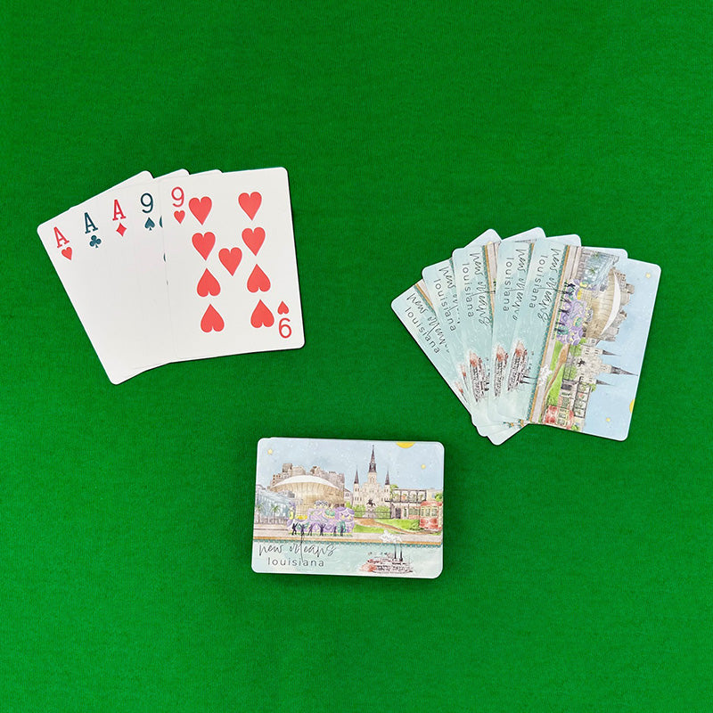 New Orleans Skyline Playing Cards